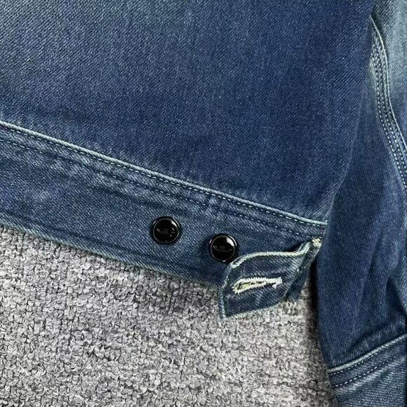 Polo Ralph Lauren Men's Double RL Denim Engineer Jacket - Picture 9 of 10